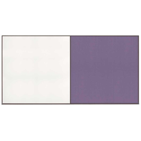 Enclosed Corkboard, 1 Door, 72"x36", 4" Fra
